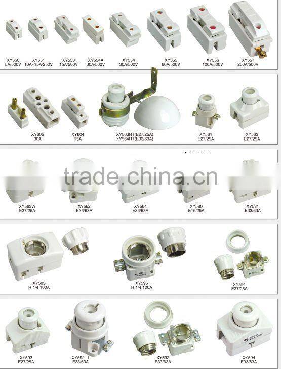 porcelain /ceramic electric automotive type fuse holder