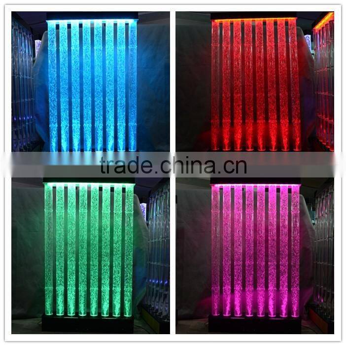 hotel used lighting water bubble wall led illuminated furniture