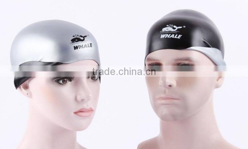 Printed Personalized Logo Silicone Swimming Cap water polo cap swimming cap (CAP-1800)