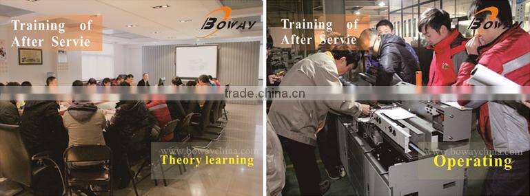 20 year manufacturer Boway New 976V7 perfect glue auto clmaping book printing plant bind machine