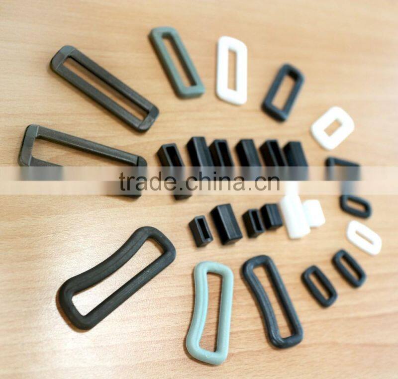 Black Color NYLON Cam buckle, PVC Shoulder Pac Round, Retacnble