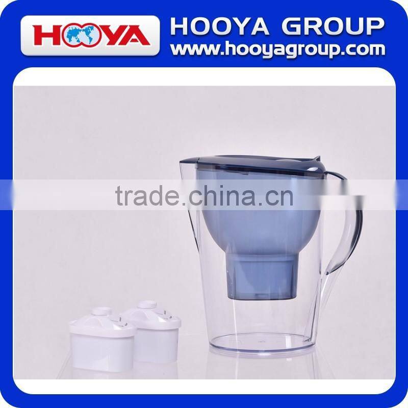 3.5L PLASTIC CLEAR WATER FILTER PITCHER 1 pitcher with 3 filter