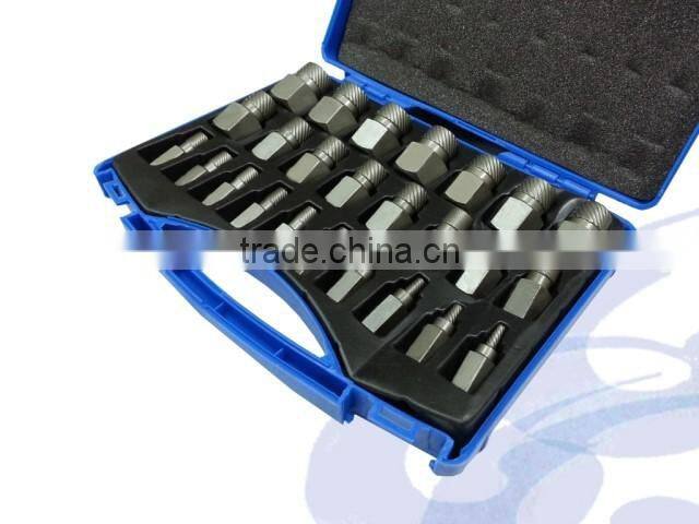 Hex Head Mult-Spline Screw Extractor Set