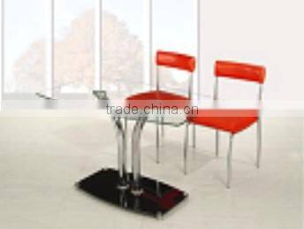 Dining table and chair, designs glass dining table set
