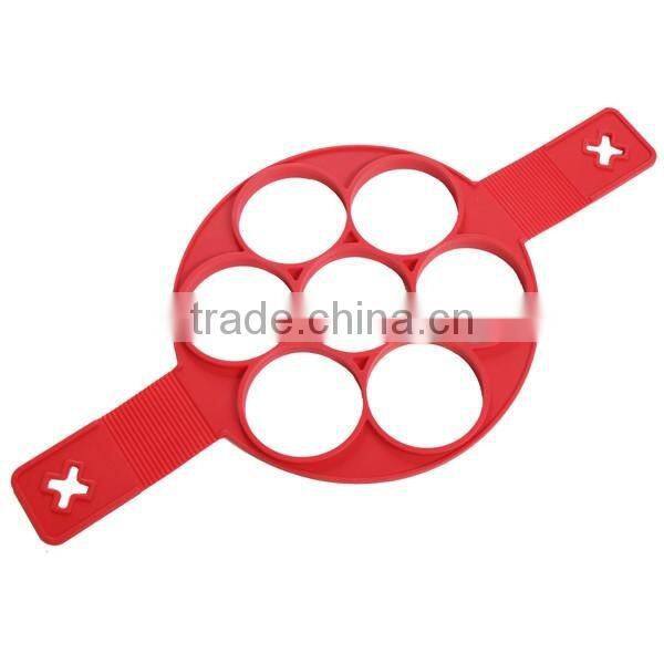 2017 Flippin Fantastic Silicone Pancakes Mold Perfect Flip Multiple Pancakes Maker