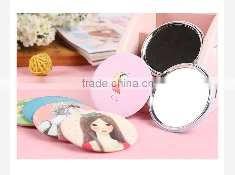 tinplate cosmetic mirror/pocket mirror/Macao mirror