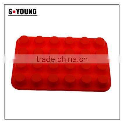 10112 24pcs CUPS Shape Silicone Cake Mold