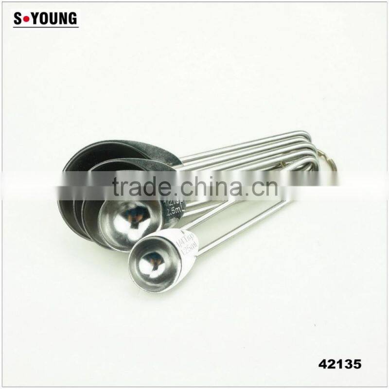 42135 Wire handles Stainless Steel Nesting Measuring Cups and Spoons Set