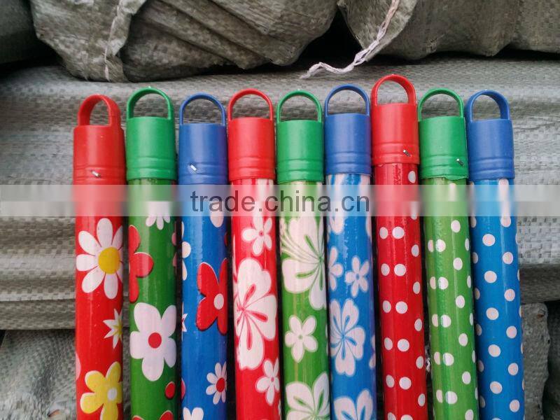 pvc cover wooden handle for broom ,wooden broom stick,brush handle