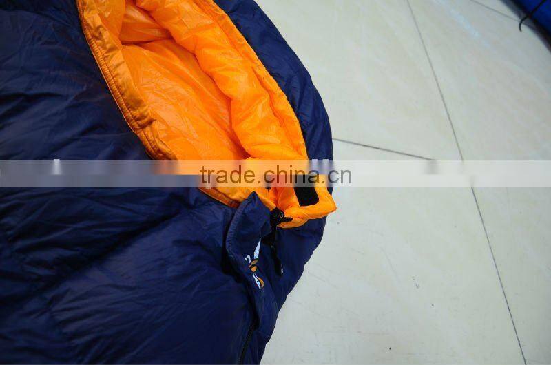 Nylon white goosedown sleeping bag