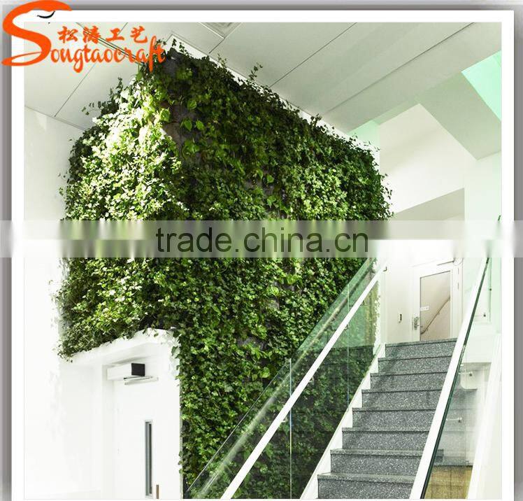 Wholesale manufacturers artificial plant wall fake plastic vertical green wall system