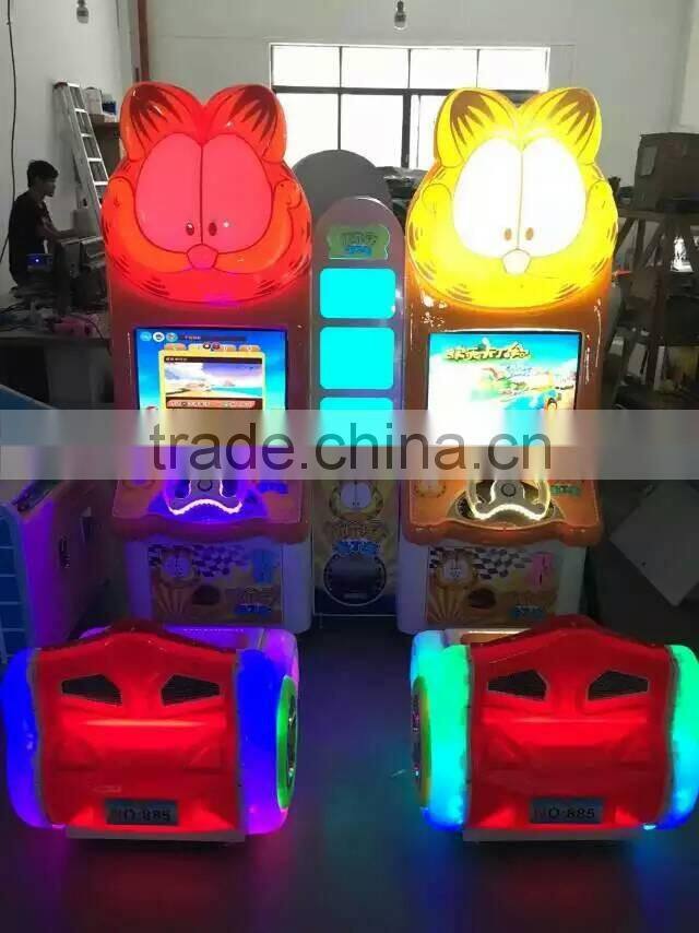 Garfield Kart coin operated racing car game machine for sale