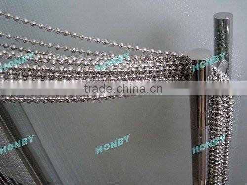 6mm Decorative Silver Metal Ball Chain Curtain