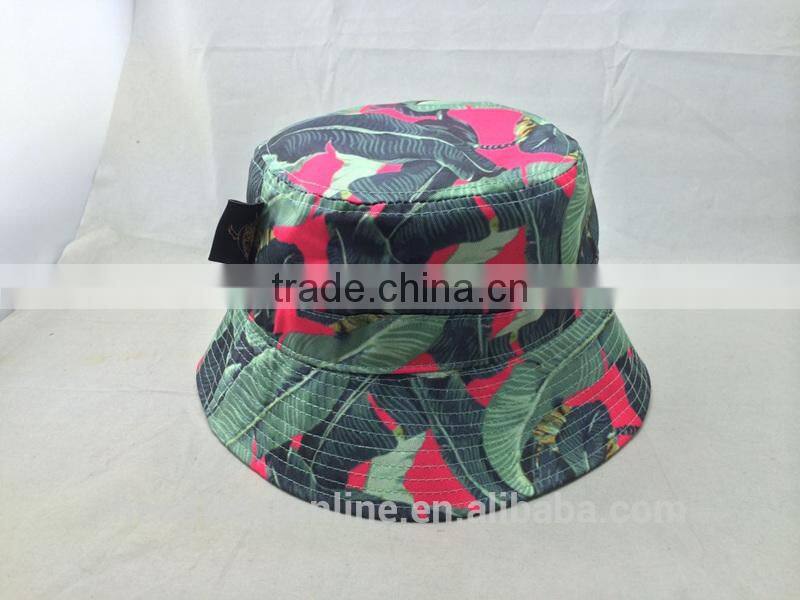 wholesale double sided printed bucket hats