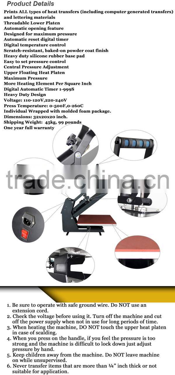 Automatic release sublimation thermal printing machine