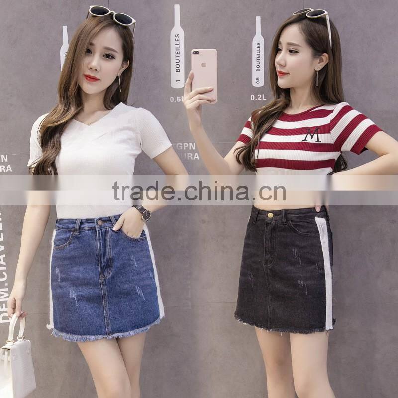 Wholesale Denim Skirts Women High Quality Denim Skirts