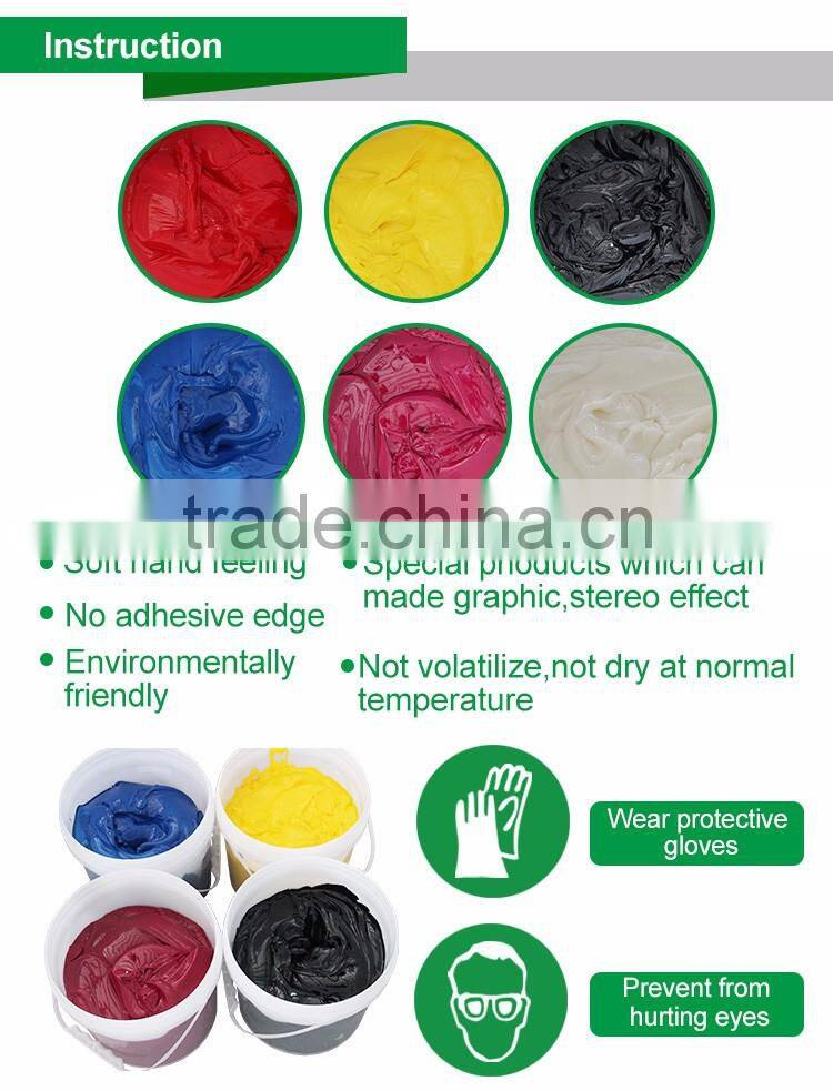 Qingyi high quality plastisol ink heat transfer for screen print machine