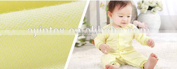 Baby cotton interlock knit fabric