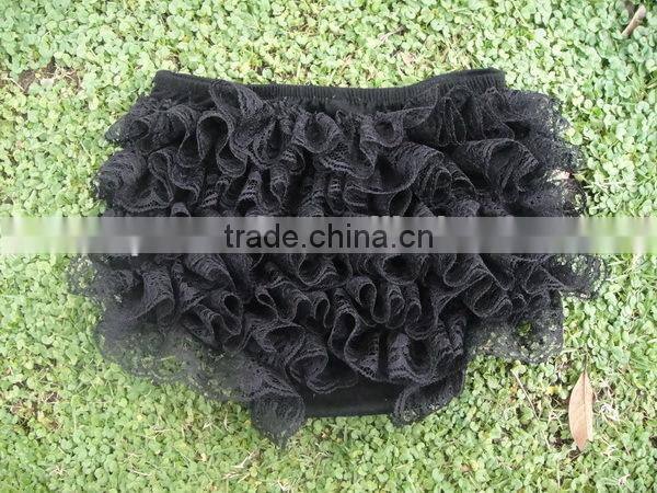 Wholesale petti ruffle baby bloomer tutu diaper cover baby fancy lace ruffle bloomers