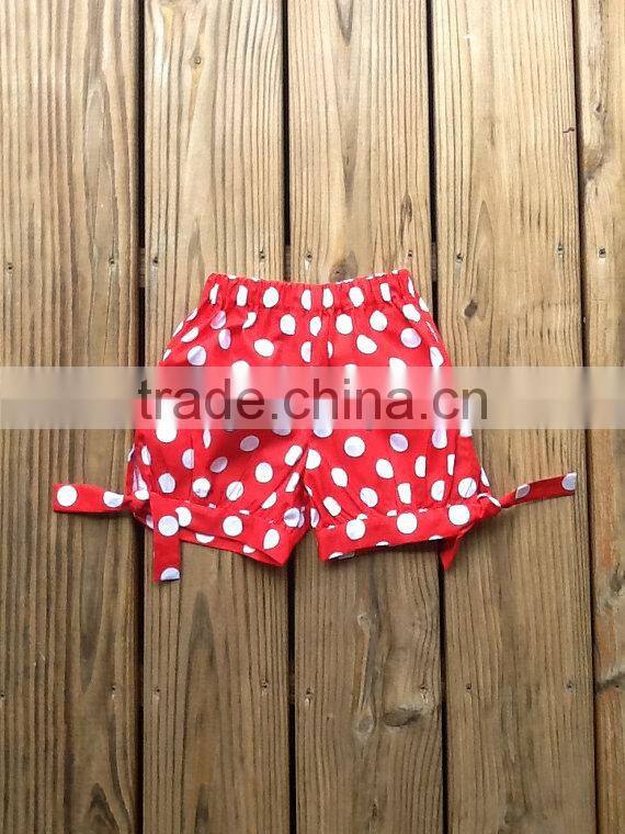 Baby girl new design color combination shorts for summer plain color kids shorts