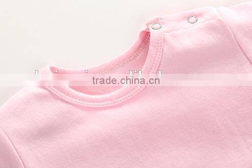 baby girls adorable pink cow printing wholesale good quality baby summer rompers