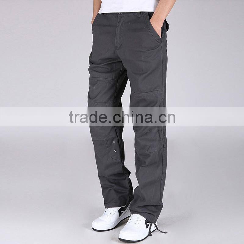 Juqian Quick Drying Durable Washed Carpenter Khaki Mens Workwear Trousers Cargo Pants overall Work Pants
