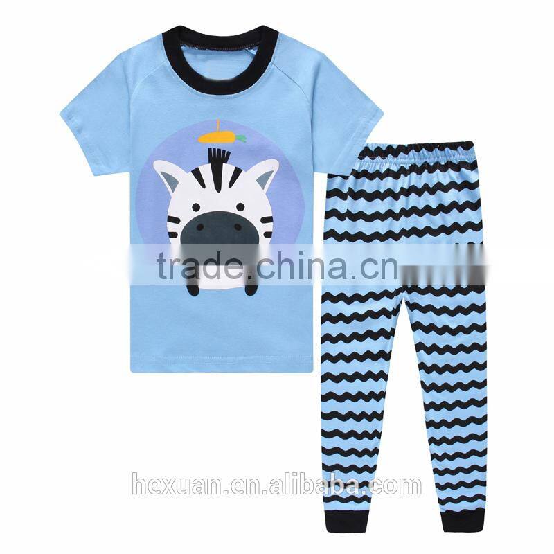 OEM or stocked designs Fashion best price wholesale childrens cotton pajamas
