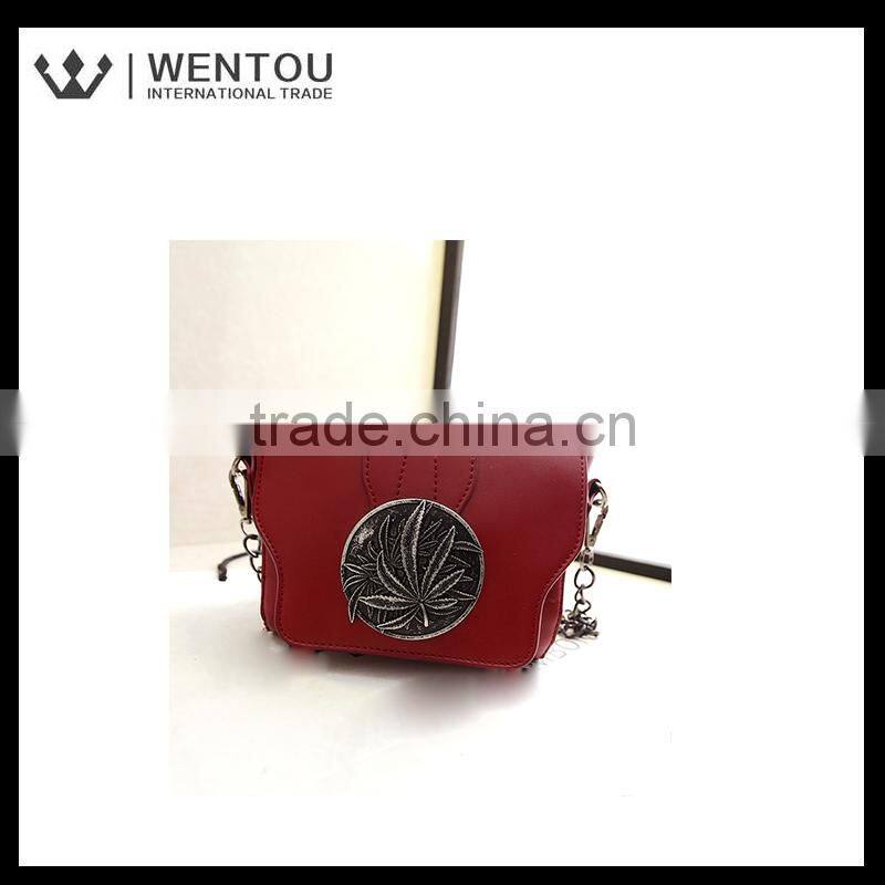 Wholesale custom quatrefoil designer Chain bag