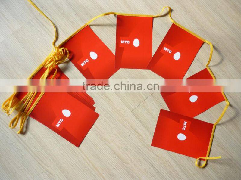 promotional hanging bunting flag