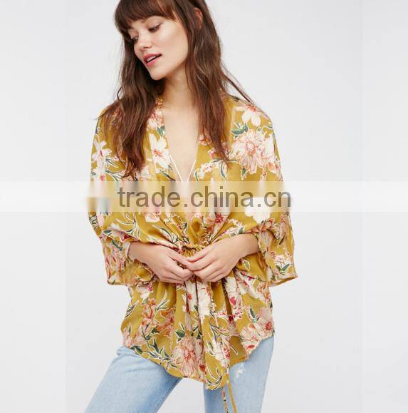 newest style Jacket with squared neck Haori Full Textured Yarn Dye Silk kimono