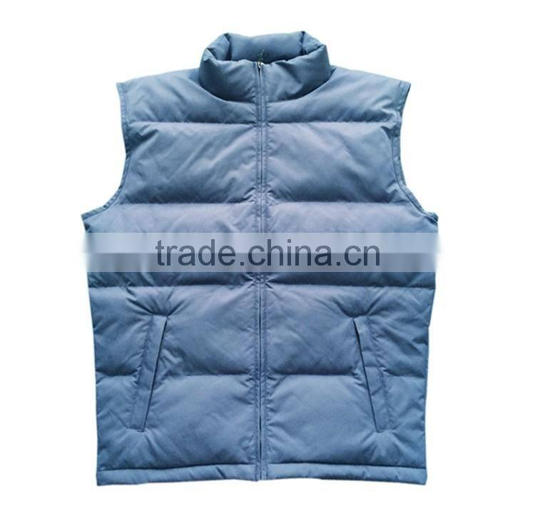 2016 mens wear padding vest gilet man