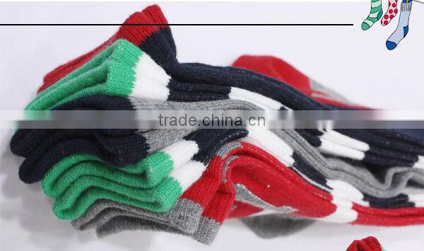 Latest design autumn 2014 boys cotton socks 5 pairs wholesale elite socks patch classic sport socks