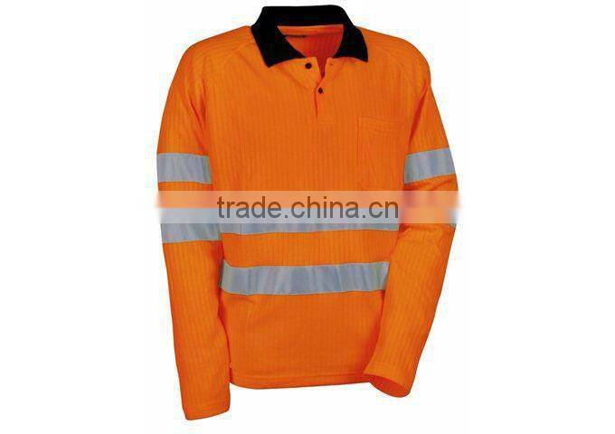 Hi Visibility Longsleeve Polo
