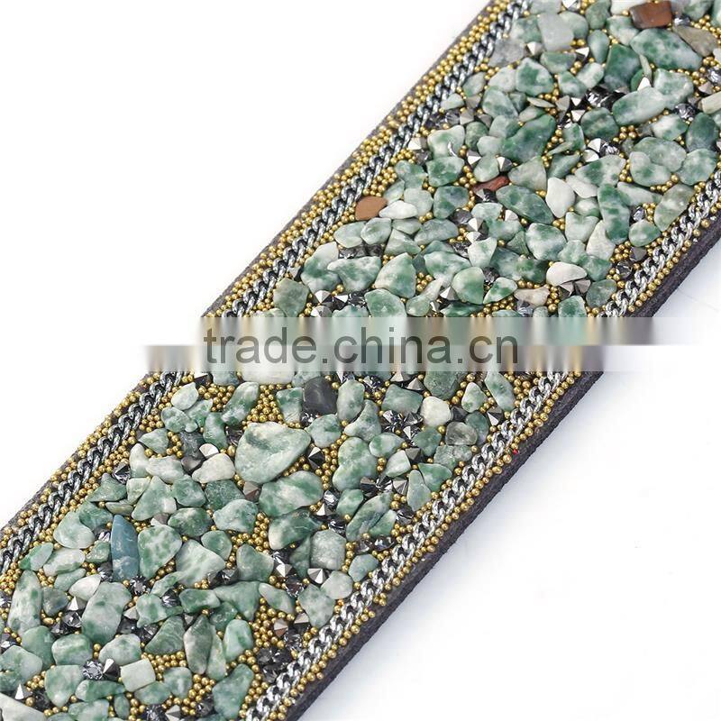 Velvet Faux Suede Punk Bangles Bracelets Green Jewelry Bracelet