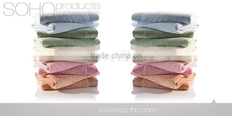 New 100% Cotton hotel towel set 5 star logo