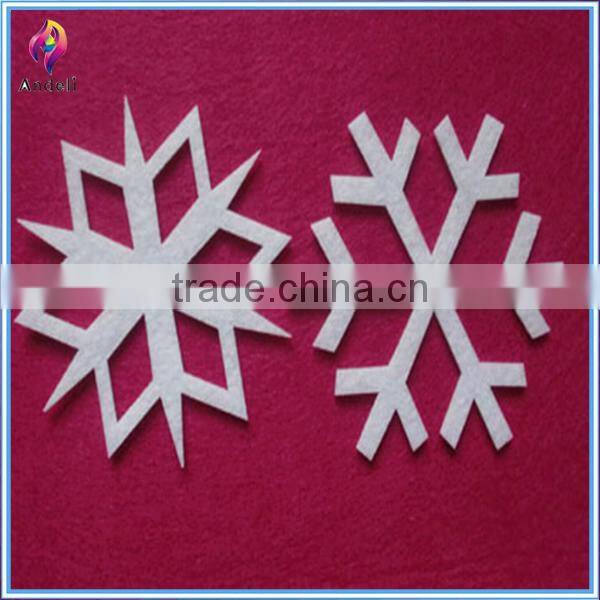 Hot Sale felt glass snowflake ornaments