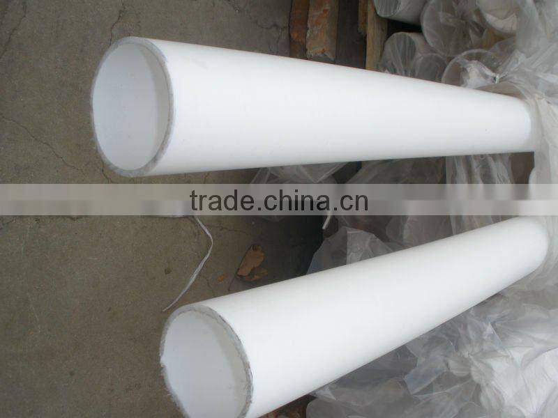 100%virgin white ptfe extruded/molded tube/ptfe pipe