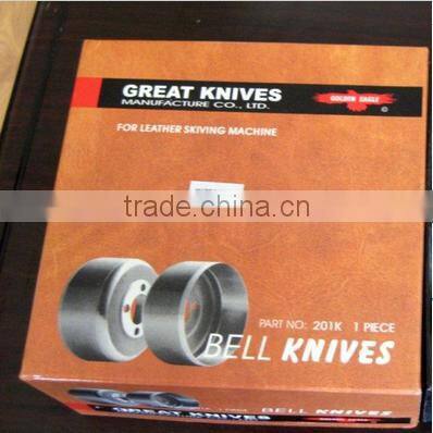 Golden eagle bell knife for skiving machines