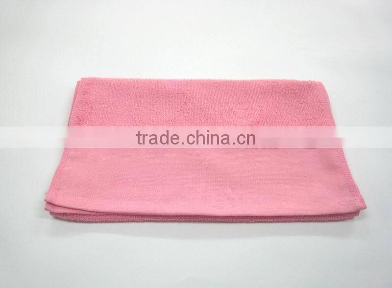 100% cotton dobby solid colore flannel face towel facecloth
