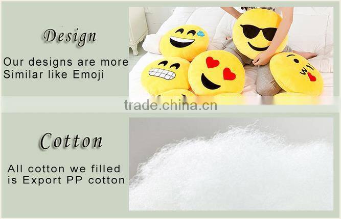 Newest yellow cute emoji pillow emoji memory foam pillow emoji plush pillow