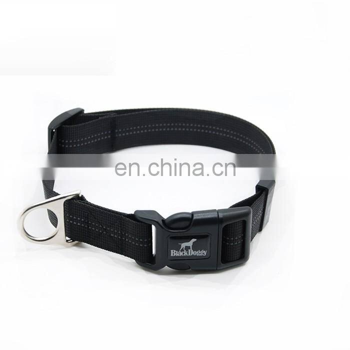 Nylon No Pull Dog Neck Collar, pet collar for large dog.