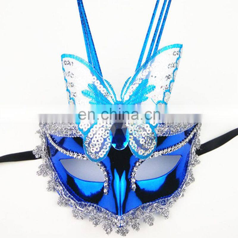 2015 Colorful feather venetian masquerade half face mask halloween dress ball eye mask sexy party mask