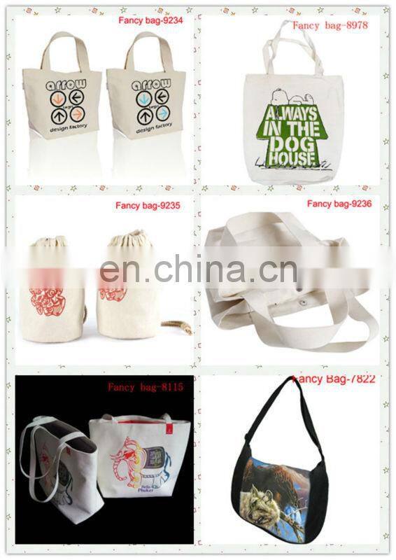 Wholesale Polyester Tote Printed striped shopping bag