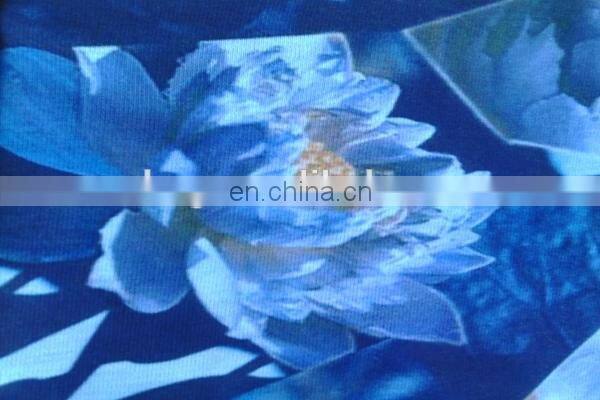 Shaoxing winfar Textile Digital Printing Flower Patterned thick scuba Fabric