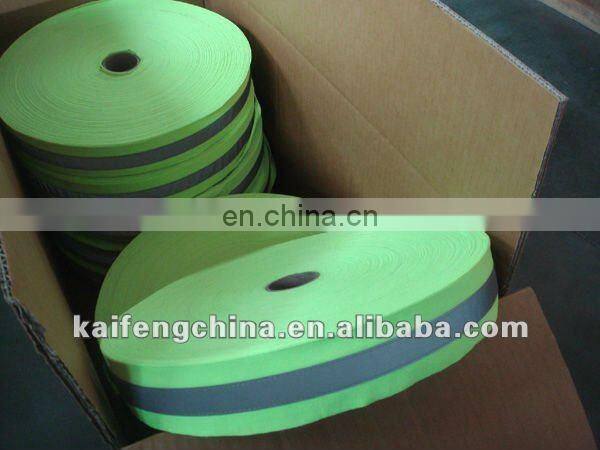 Classical nylon warning reflective tape for reflective waved webbing K-11