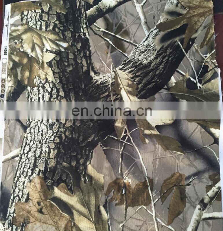 600D mossy oak printing fabric for hunting