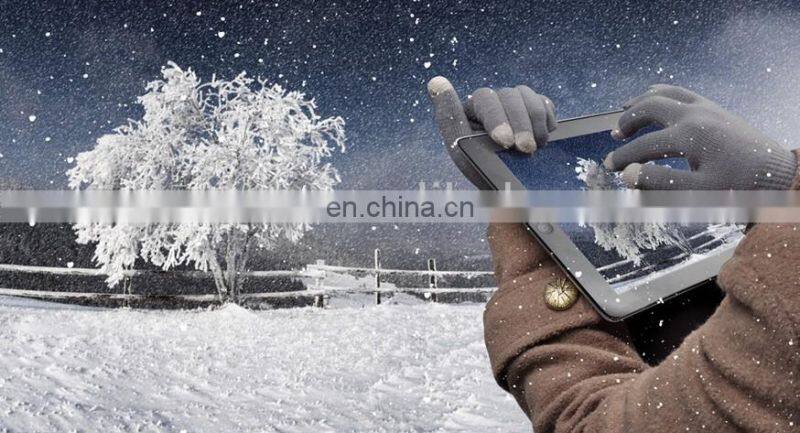 Wholesale Euro-american Winter Knitted Unisex gloves for touch screen iphone