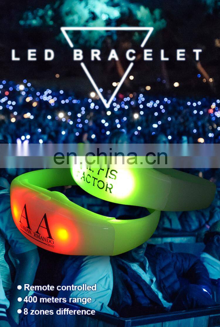 favorable ladies bracelet models radio 433 controlled remote led bracelet wireless