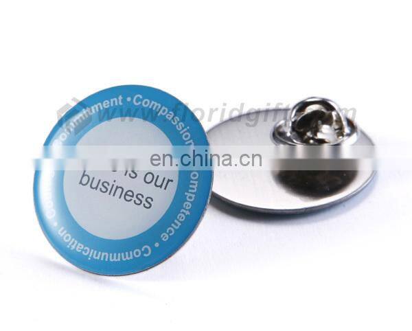 High quality cheap shirt collar souvenir stainless steel clothes pins badge