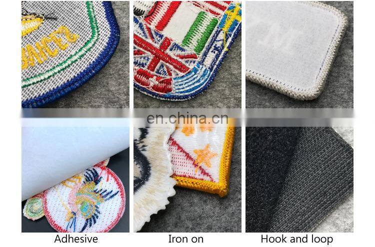 embroidery clothing brand name logo patch
